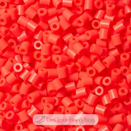 Bag of 1000 plastic beads Midi Neon red HAMA-207-33 Hama 2