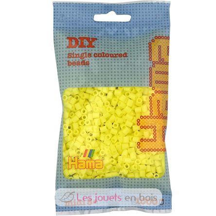 Bag of 1000 plastic beads Midi light pastel yellow HAMA-207-43 Hama 1