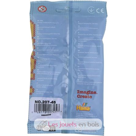 Bag of 1000 plastic beads Midi pastel blue HAMA-207-46 Hama 4