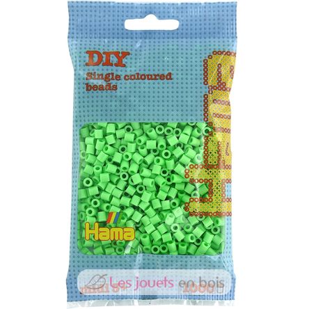 Bag of 1000 plastic beads Midi pastel green HAMA-207-47 Hama 1