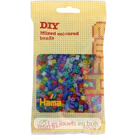 Bag of 1000 plastic beads Midi sequins HAMA-207-54 Hama 1