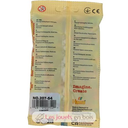 Bag of 1000 plastic beads Midi sequins HAMA-207-54 Hama 4