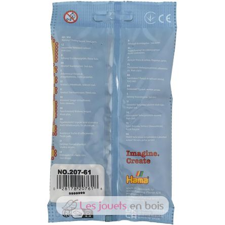 Bag of 1000 plastic beads Midi gold HAMA-207-61 Hama 3