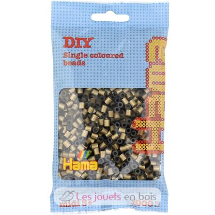 Bag of 1000 plastic beads Midi bronze HAMA-207-63 Hama 1