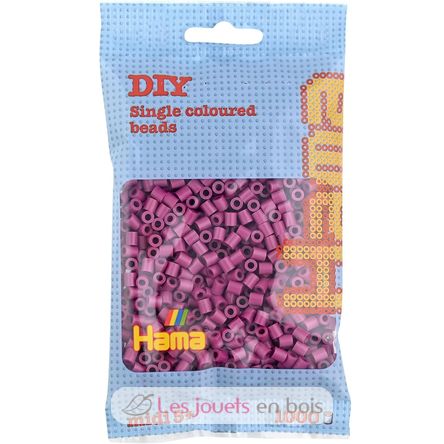 Bag of 1000 plastic beads Midi plum HAMA-207-82 Hama 1