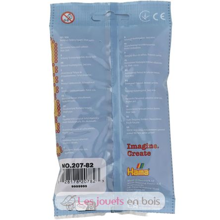 Bag of 1000 plastic beads Midi plum HAMA-207-82 Hama 4