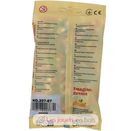 Bag of 1000 plastic beads Midi base mix 22 colors HAMA-207-67 Hama 3