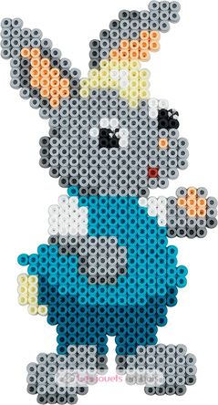 Bag of 1000 plastic beads Midi dark gray HAMA-207-71 Hama 3