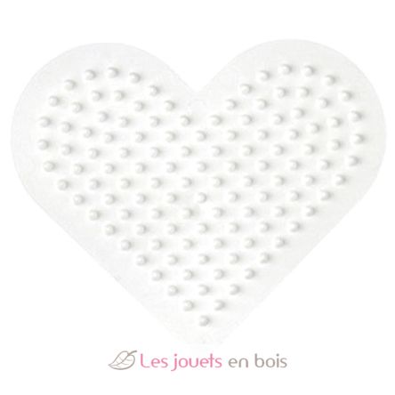 Small heart plate Midi plastic beads HAMA-236 Hama 2