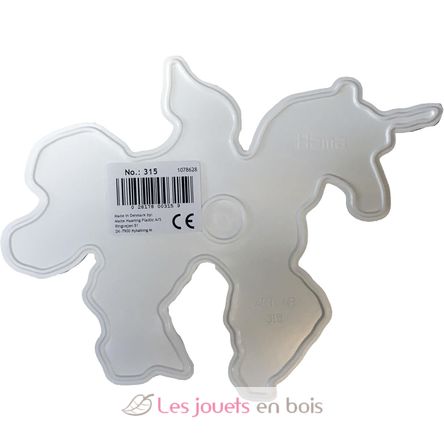 unicorn plate with plastic beads Midi HAMA-315 Hama 3