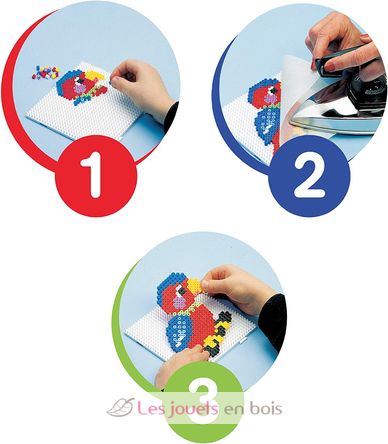 Small round plate Midi plastic beads HAMA-316 Hama 3