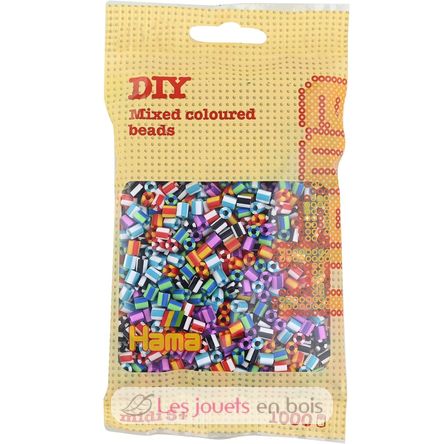 Bag of 1000 plastic beads Midi two-tone HAMA-207-90 Hama 1