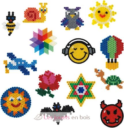 Yellow pot of 4000 Midi plastic beads HAMA-2052 Hama 4