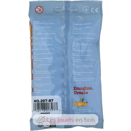 Bag of 1000 plastic beads Midi ice blue HAMA-207-97 Hama 3