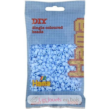 Bag of 1000 plastic beads Midi ice blue HAMA-207-97 Hama 1