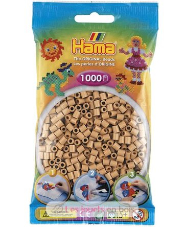 Bag of 1000 plastic beads Midi Ice coffee HAMA-207-75 Hama 1