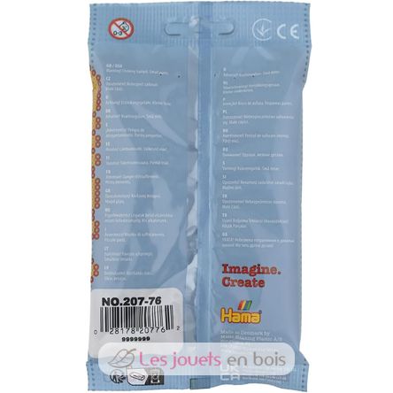Bag of 1000 plastic beads Midi Glazed chestnut HAMA-207-76 Hama 5
