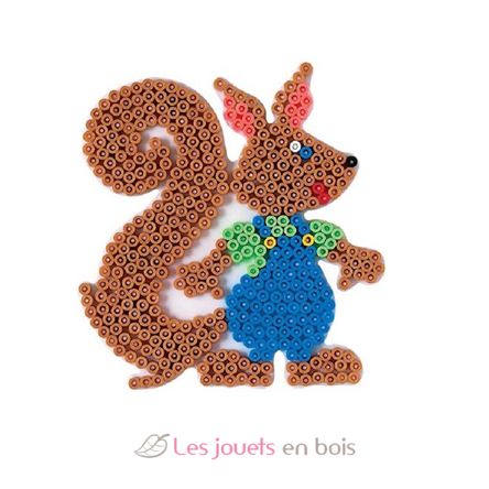 Bag of 1000 plastic beads Midi Glazed chestnut HAMA-207-76 Hama 2