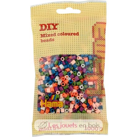 Bag of 1000 plastic beads Midi mix 58 colors HAMA-207-58 Hama 1