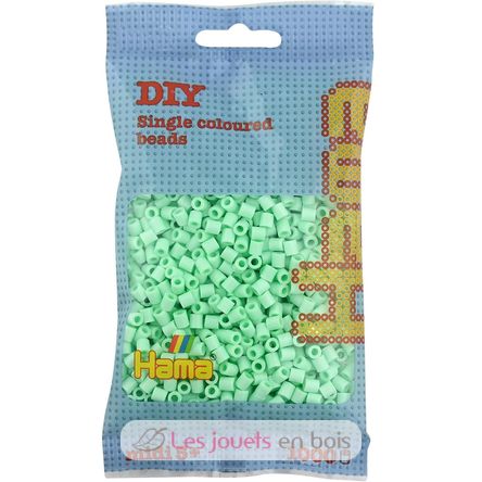 Bag of 1000 plastic beads Midi pastel mint HAMA-207-98 Hama 1