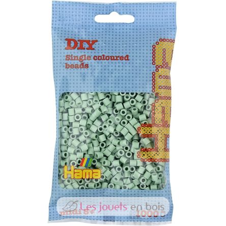 Bag of 1000 plastic beads Midi eucalyptus HAMA-207-101 Hama 1