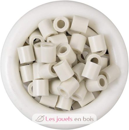 Bag of 1000 plastic beads Midi limestone white HAMA-207-77 Hama 2