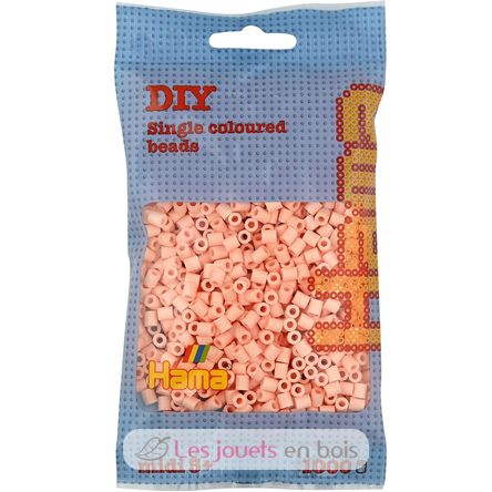 Bag of 1000 plastic beads Midi peach HAMA-207-78 Hama 1