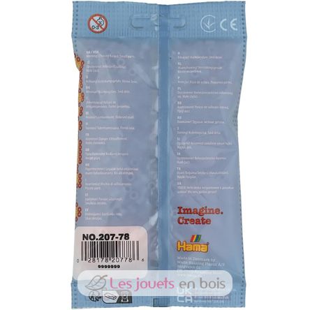 Bag of 1000 plastic beads Midi peach HAMA-207-78 Hama 5