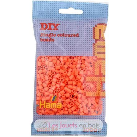 Bag of 1000 plastic beads Midi Apricot HAMA-207-79 Hama 1