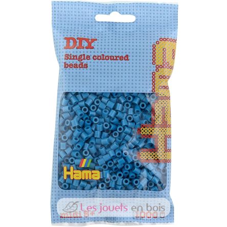 Bag of 1000 plastic beads Midi Blue oil HAMA-207-83 Hama 1