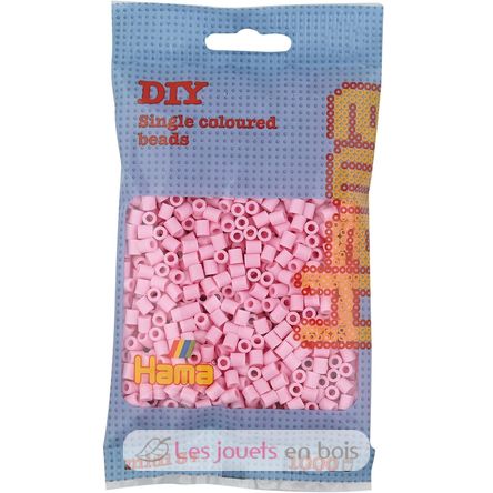 Bag of 1000 plastic beads Midi soft pink HAMA-207-95 Hama 1