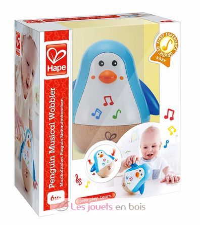 Penguin musical wobbler HA-E0331 Hape Toys 5