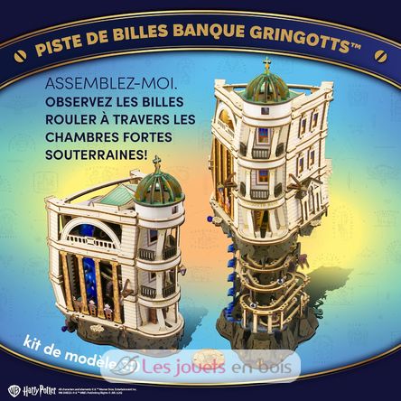 Gringotts Bank Marble Run model kit U70276 Ugears 12