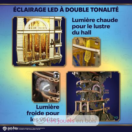 Gringotts Bank Marble Run model kit U70276 Ugears 7