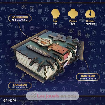 The Monster Book of Monsters model kit U70274 Ugears 4