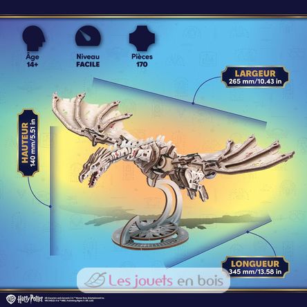 Ukrainian Ironbelly Dragon model kit U70280 Ugears 5