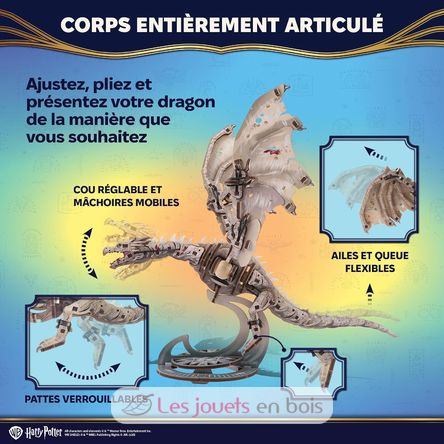 Ukrainian Ironbelly Dragon model kit U70280 Ugears 9
