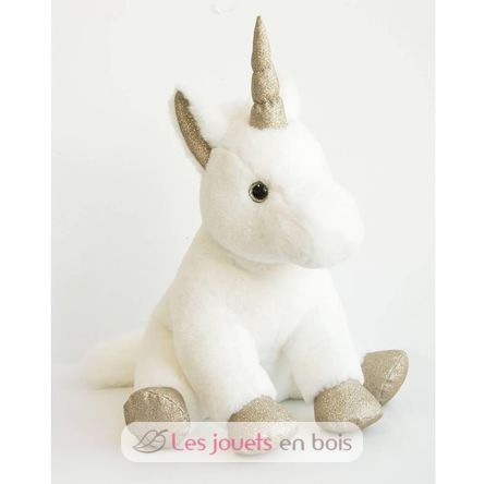 Gold Unicorn Plush 45 cm HO2769 Histoire d'Ours 3
