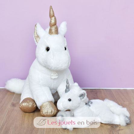 Gold Unicorn Plush 45 cm HO2769 Histoire d'Ours 4