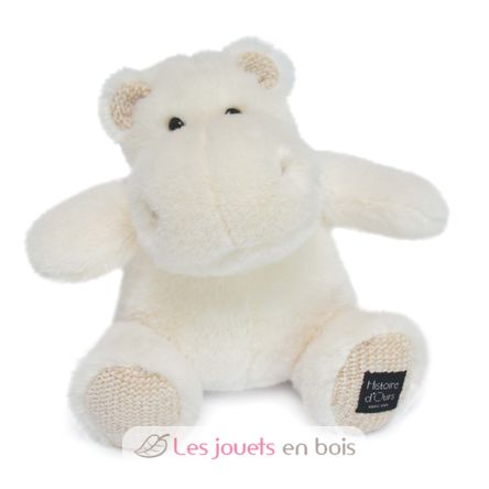 Hip Chic ivory hippo plush 25 cm HO3090 Histoire d'Ours 1