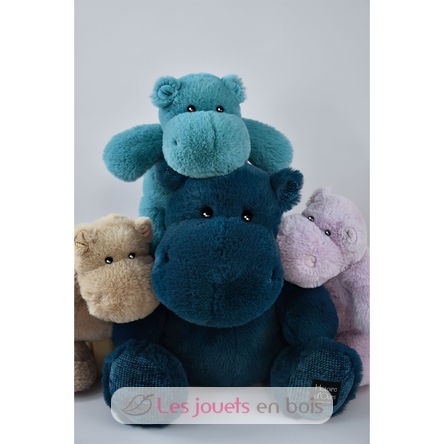 Hip Chic blue hippo plush 40 cm HO3108 Histoire d'Ours 3