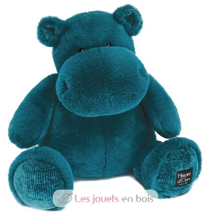 Hip Chic blue hippo plush 40 cm HO3108 Histoire d'Ours 1