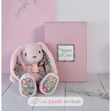 Light pink Rabbit Plush 25 cm HO3121 Histoire d'Ours 3