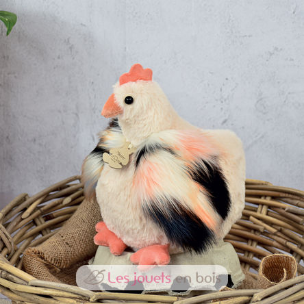 Plush hen beige 20 cm HO3162 Histoire d'Ours 2