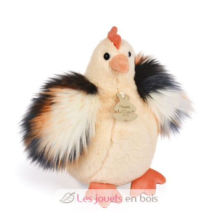 Plush hen beige 20 cm HO3162 Histoire d'Ours 1