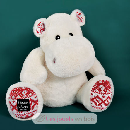 Hip Chic white hippo plush 40 cm HO3202 Histoire d'Ours 2