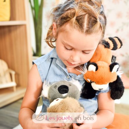 Magnetic plush red panda 30 cm HO3360 Histoire d'Ours 7