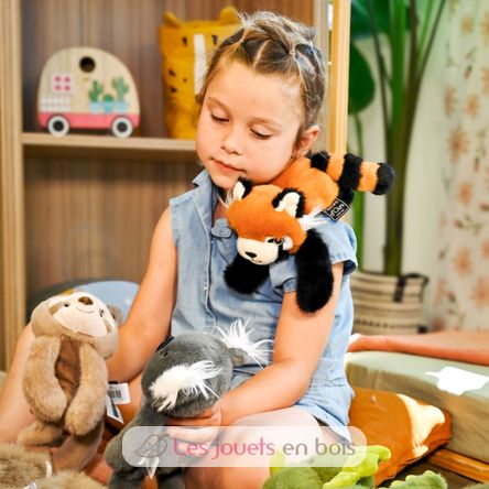 Magnetic plush red panda 30 cm HO3360 Histoire d'Ours 8