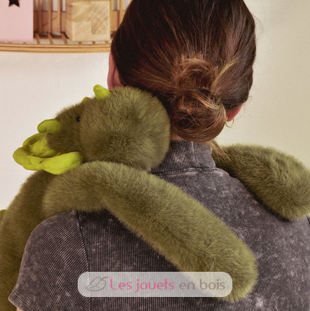Weighted Green Dinosaur Plush 40 cm HO3362 Histoire d'Ours 4