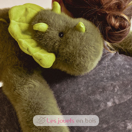 Weighted Green Dinosaur Plush 40 cm HO3362 Histoire d'Ours 2